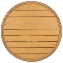 Fabrique de Styles Table basse ronde effet cannage d70cm - Malaya*Enfant Tables Basses, Guéridons|Jardin