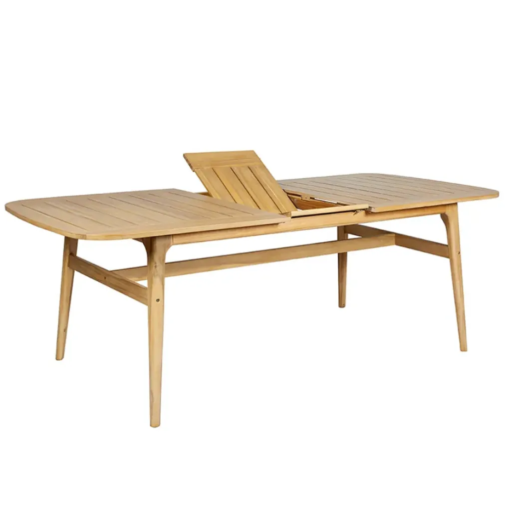 Fabrique de Styles Table de jardin extensible en acacia 180(+40cm)x100cm - Cavalo*Enfant Tables De Jardin|Jardin