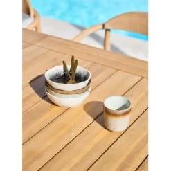 Fabrique de Styles Table de jardin extensible en acacia 180(+40cm)x100cm - Cavalo*Enfant Tables De Jardin|Jardin
