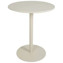 Fabrique de Styles Table de jardin ronde en acier écru d60cm - Ajay*Enfant Tables De Jardin|Jardin