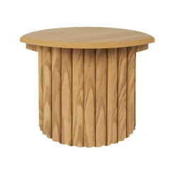 Fabrique de Styles Table d'appoint ronde en bois - Saori* Bouts De Canapé Et Tables D'appoint