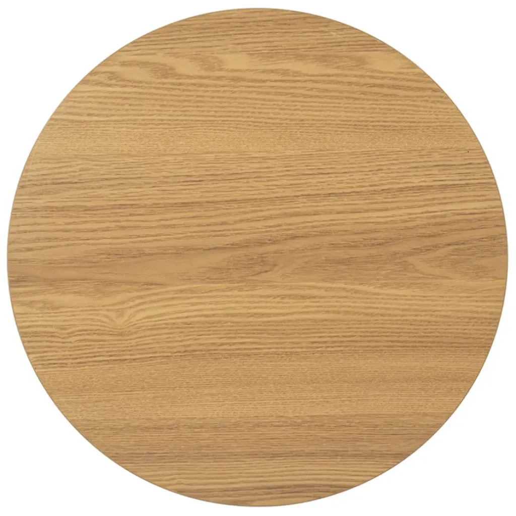 Fabrique de Styles Table d'appoint ronde en bois - Saori* Bouts De Canapé Et Tables D'appoint