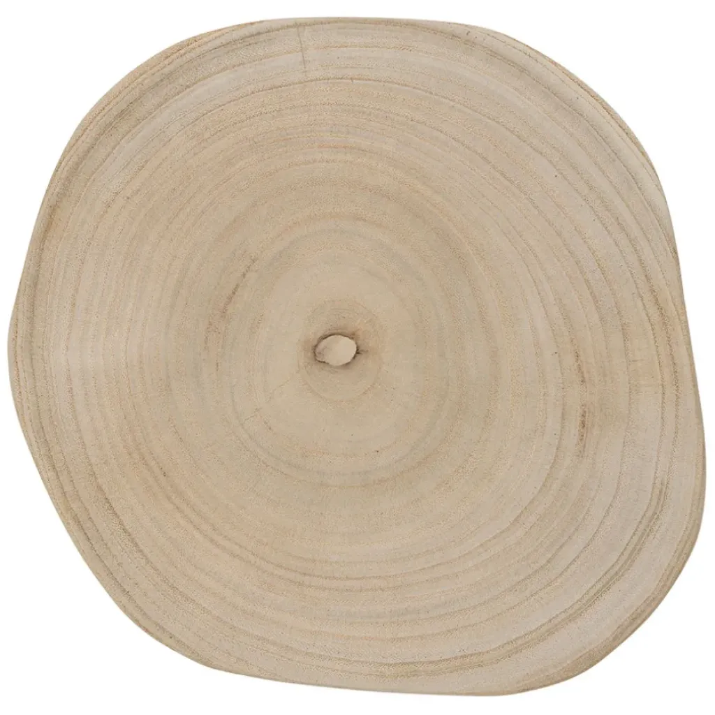 Fabrique de Styles Table d'appoint ronde en paulownia - Boende* Bouts De Canapé Et Tables D'appoint