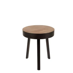 Fabrique de Styles Table d'appoint ronde en teck - Suri* Bouts De Canapé Et Tables D'appoint