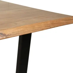 Fabrique de Styles Table en acacia et pieds en fer noir 160x90cm - Brooklyn* Table De Salle À Manger
