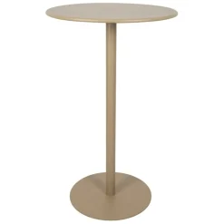 Fabrique de Styles Table haute d'extérieur ronde en acier d60xh100cm - Ajay*Enfant Tables De Jardin|Jardin