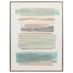 Fabrique de Styles Tableau en toile et pin 60x79cm - Ligne* Tableaux Et Toiles