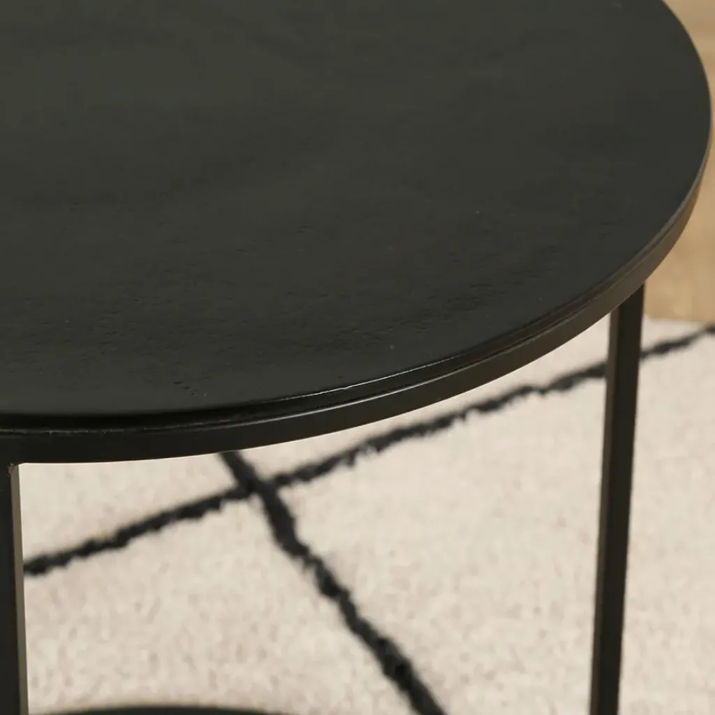 Fabrique de Styles Tables d'appoint gigogne (x2) en fer - Felia* Bouts De Canapé Et Tables D'appoint