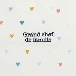 Fabrique de Styles Tablier en coton 90x75cm - Famille* Torchons, Tabliers Et Maniques