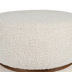 Fabrique de Styles Tabouret en tissu et pin - Alpinia* Poufs Et Tabourets