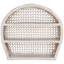 Fabrique de Styles Étagère murale 3 niveaux en rotin h41cm - Ednna* Étagères Murales