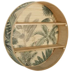 Fabrique de Styles Étagère murale 2 niveaux (x2) en bambou et naturel - Papaye* Étagères Murales