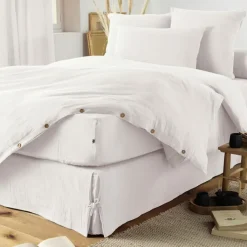 Fabrique de Styles Taie d'oreiller chantilly en gaze de coton 50x70cm - Gaia* Taies Et Traversins