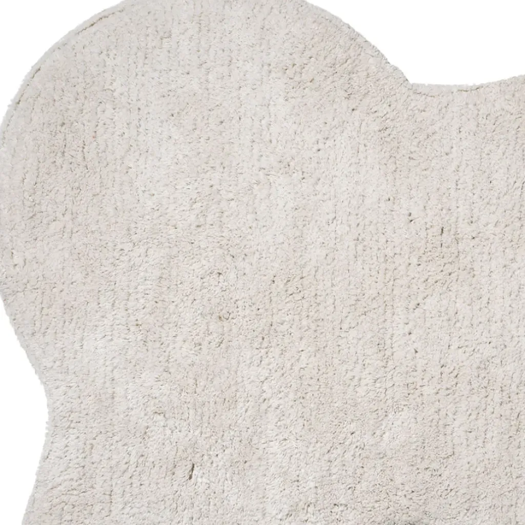Fabrique de Styles Tapis ours en coton blanc et noir - Songes*Enfant Déco