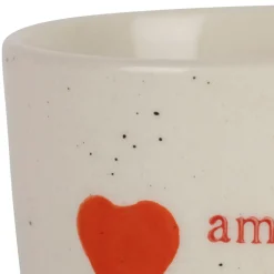 Fabrique de Styles Tasse à café amour en grès et rouge 15cl* Tasses Et Mugs