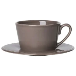 Fabrique de Styles Tasse avec sous-tasse en faïence - constance* Tasses Et Mugs