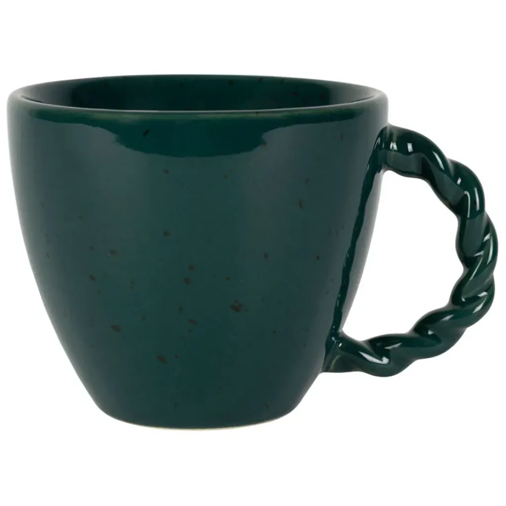 Fabrique de Styles Tasse en grès émeraude moucheté 33cl - Organic* Tasses Et Mugs