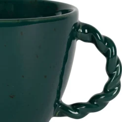 Fabrique de Styles Tasse en grès émeraude moucheté 33cl - Organic* Tasses Et Mugs