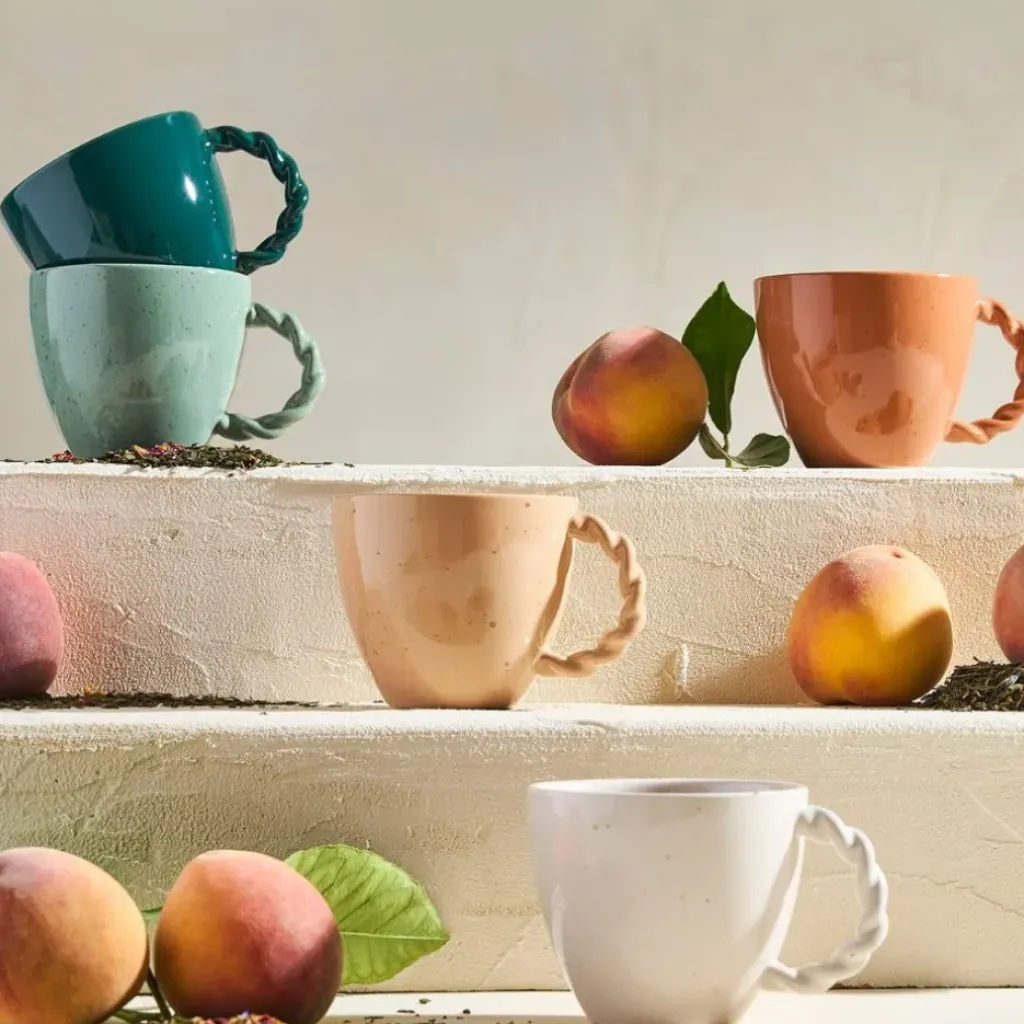 Fabrique de Styles Tasse moucheté en grès 33cl - Organic* Tasses Et Mugs