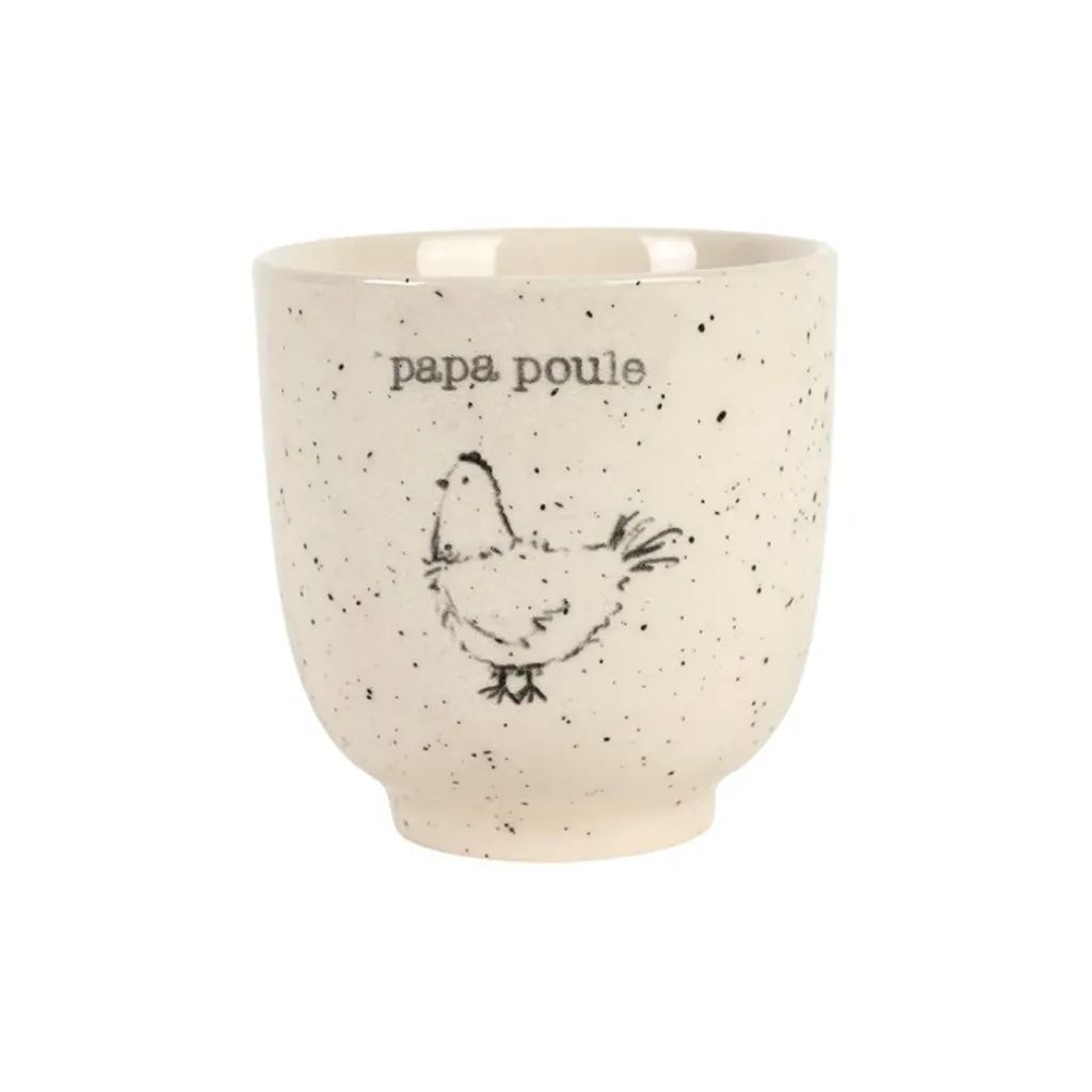 Fabrique de Styles Tasse Papa en grès moucheté 15cl - La Ferme* Tasses Et Mugs