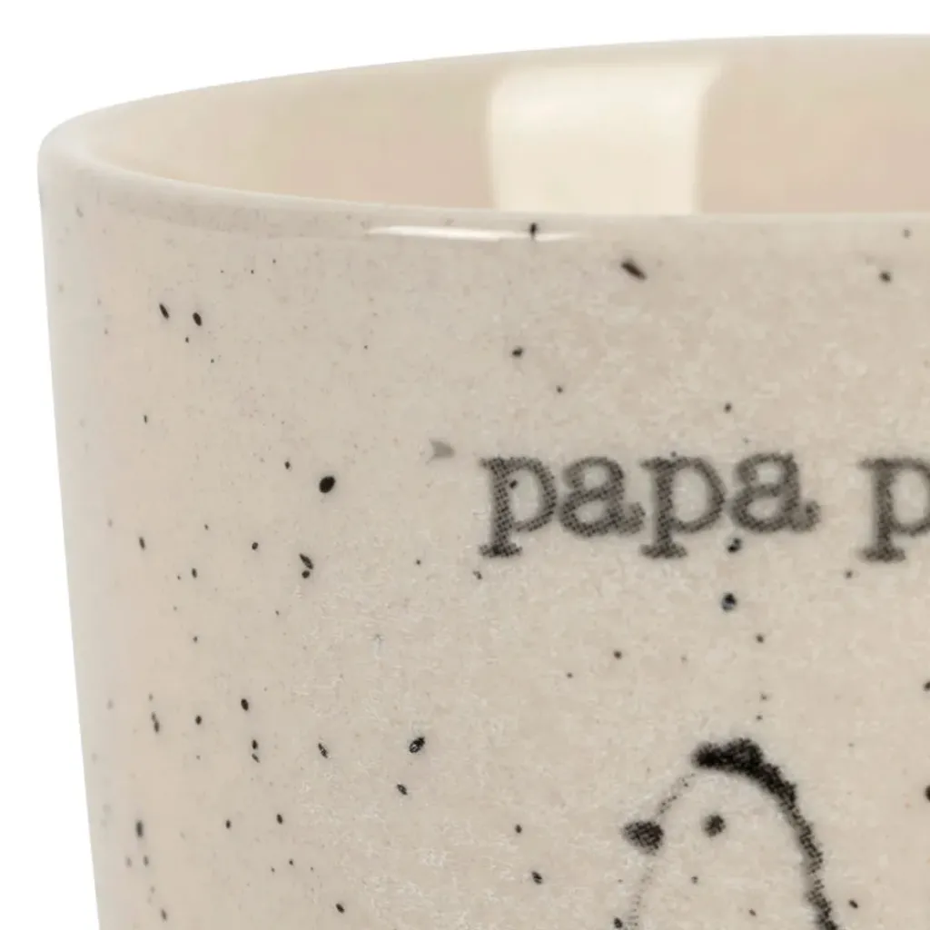 Fabrique de Styles Tasse Papa en grès moucheté 15cl - La Ferme* Tasses Et Mugs