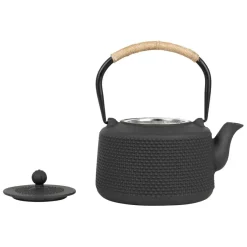 Fabrique de Styles Theiere en fonte avec anse corde - point* Théières Et Cafetières