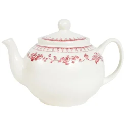 Fabrique de Styles Théière anglaise en faïence blanc et - faustine* Théières Et Cafetières