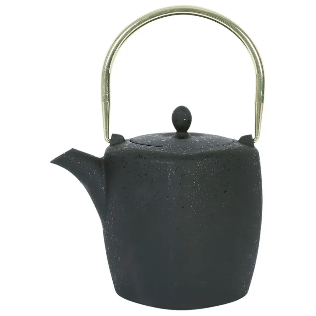 Fabrique de Styles Théière en fonte et inox noir et doré 1.5L - Arty* Théières Et Cafetières