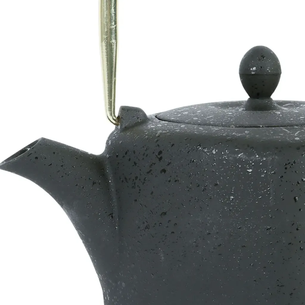 Fabrique de Styles Théière en fonte et inox noir et doré 1.5L - Arty* Théières Et Cafetières