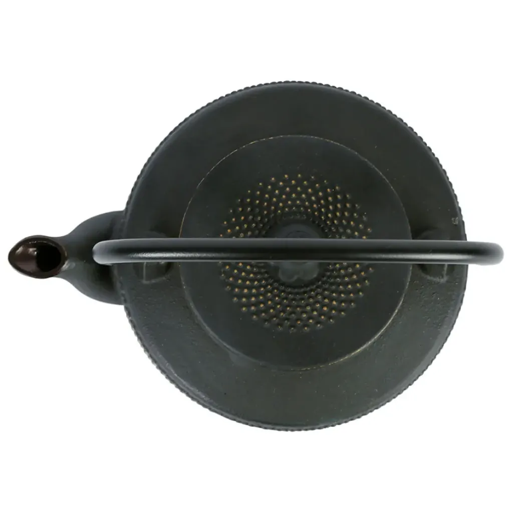 Fabrique de Styles Théière en fonte noir et doré et filtre inox 1.6l - Point* Théières Et Cafetières