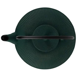 Fabrique de Styles Théière en fonte plate avec filtre émeraude et doré 75cl* Théières Et Cafetières