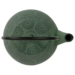 Fabrique de Styles Théière en fonte e et noir - lotus* Théières Et Cafetières