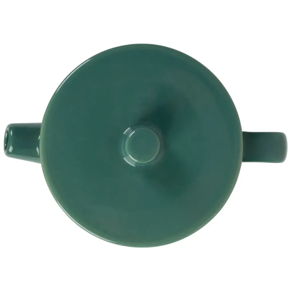 Fabrique de Styles Théière en grès et inox émeraude 90cl - Cannelé* Théières Et Cafetières