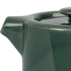 Fabrique de Styles Théière égoïste en grès et acacia émeraude 45cl - Nordika* Théières Et Cafetières
