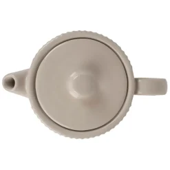 Fabrique de Styles Théière solitaire avec tasse et filtre en grès écru 45cl - Sweet Leaves* Théières Et Cafetières