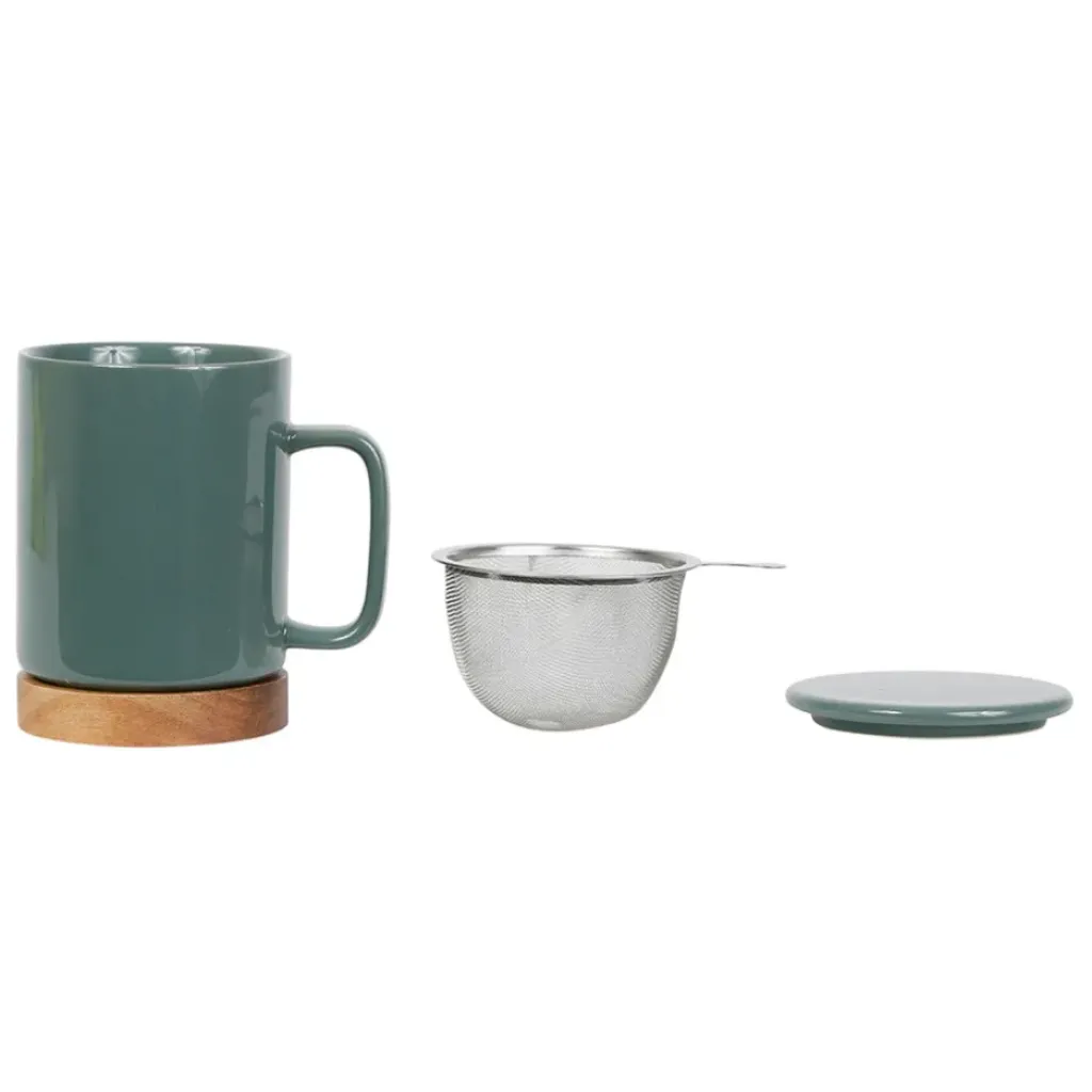 Fabrique de Styles Tisanière en grès avec filtre - nordika* Tasses Et Mugs