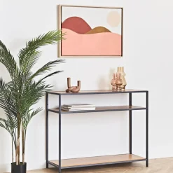 Fabrique de Styles Toile encadree montagnes 50x70cm rose* Tableaux Et Toiles