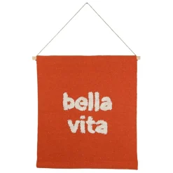 Fabrique de Styles Toile "bella vita" en coton et bois 60x70cm - Palma* Tableaux Et Toiles