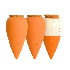 Fabrique de Styles Trio mini diffuseur d'eau en argile : 2 terracotta et 1 blanc graine - Olla* Accessoires
