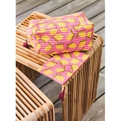 Fabrique de Styles Trousse de toilette citron en coton* Pochettes Et Housses