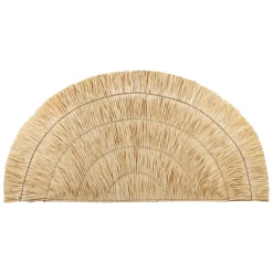 Fabrique de Styles Tête de lit demi-cercle en feuille de palmier 160x80cm - flora gipsy* Déco À Suspendre Et Adhésive