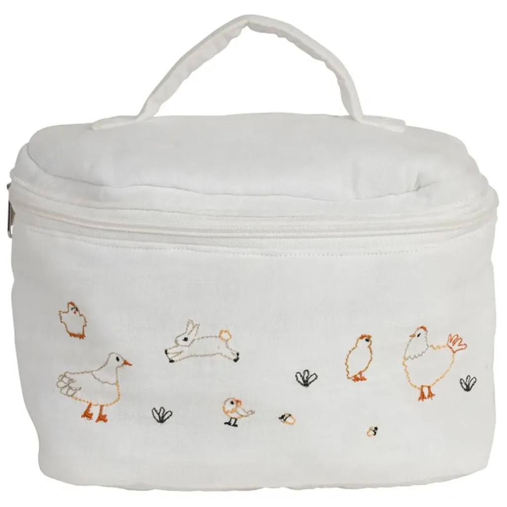 Fabrique de Styles Vanity en coton écru - La Ferme* Pochettes Et Housses