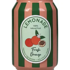 Fabrique de Styles Vase canette orange faïence fine d7xh11.3cm* Vases Et Soliflores