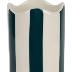 Fabrique de Styles Vase en grès émeraude h23.5cm - Artist* Vases Et Soliflores