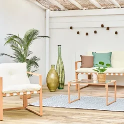 Fabrique de Styles Vase en verre recycle h59cm - Firenza* Vases Et Soliflores