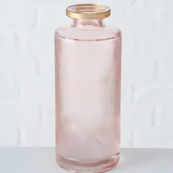 Fabrique de Styles Vase en verre et or h13cm - Adore* Vases Et Soliflores