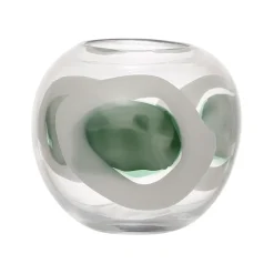 Fabrique de Styles Vase en verre d19xh17cm - Eucalyptus* Vases Et Soliflores