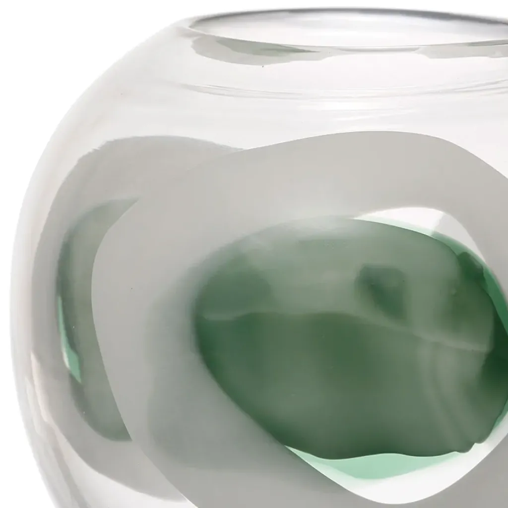 Fabrique de Styles Vase en verre d19xh17cm - Eucalyptus* Vases Et Soliflores