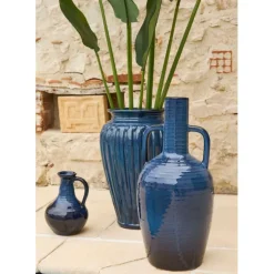 Fabrique de Styles Vase pichet en grès h24cm - Mijas* Vases Et Soliflores
