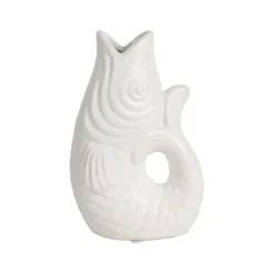 Fabrique de Styles Vase poisson en grès h19.5 cm - Mer* Vases Et Soliflores